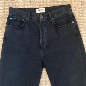 Agolde 90’s pinch denim washed black